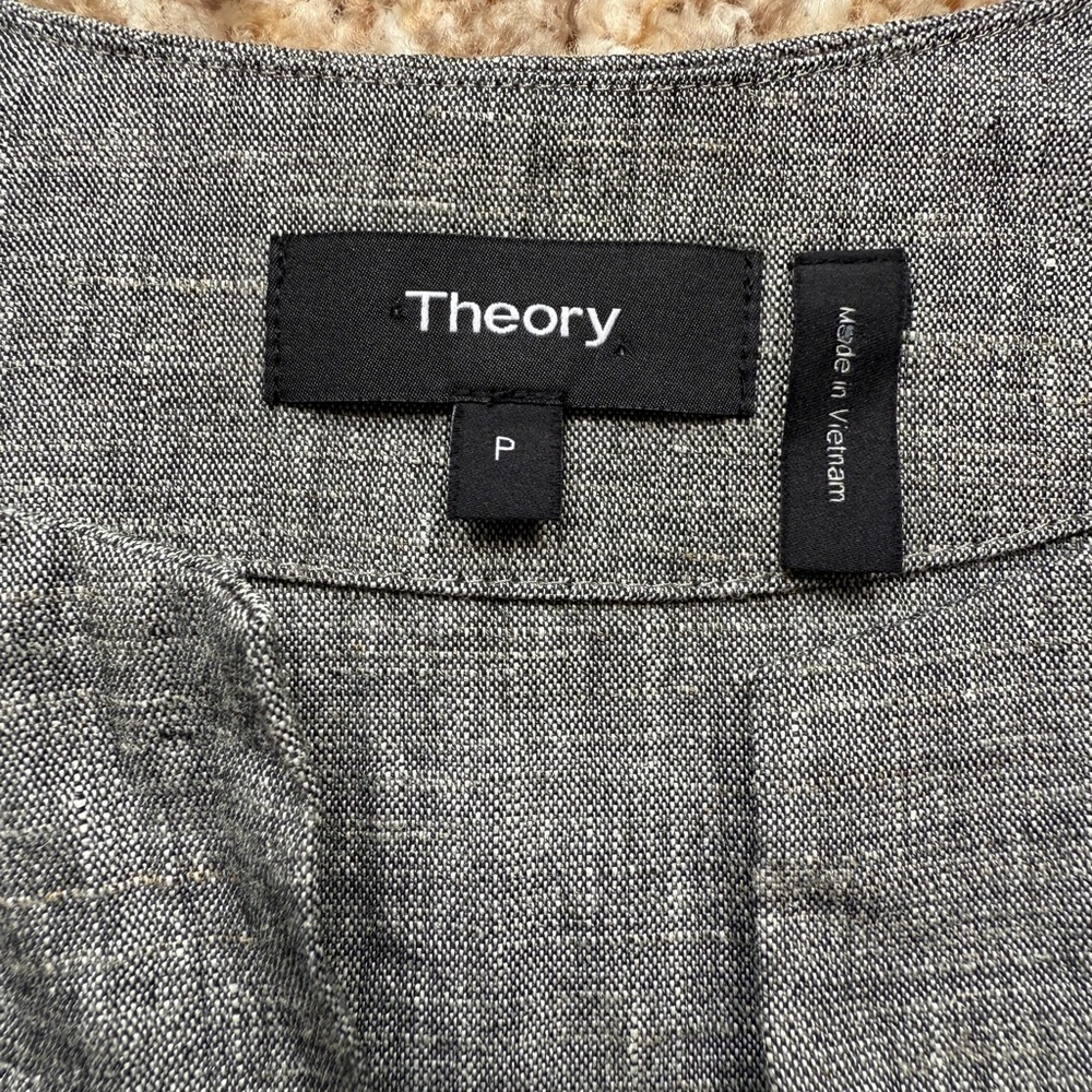 Theory Charcoal Asymmetrical Dress